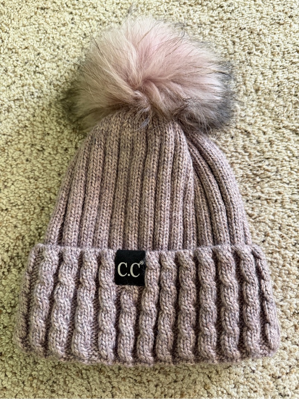 C.C Pom Pom Beanie Hat